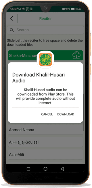Quran audio download step 5