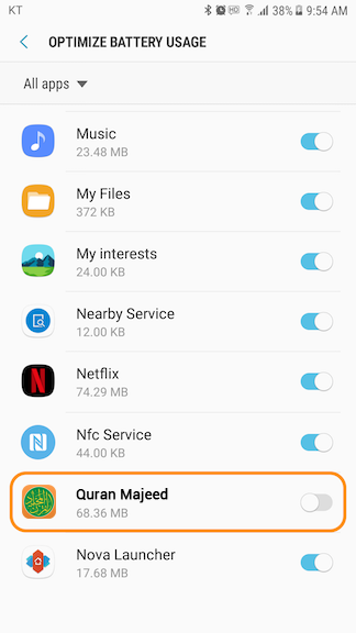 Samsung all apps list step 5